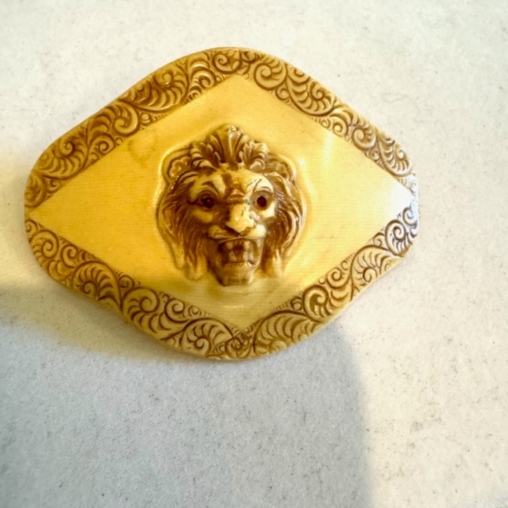 Celluloid Art Deco Pin